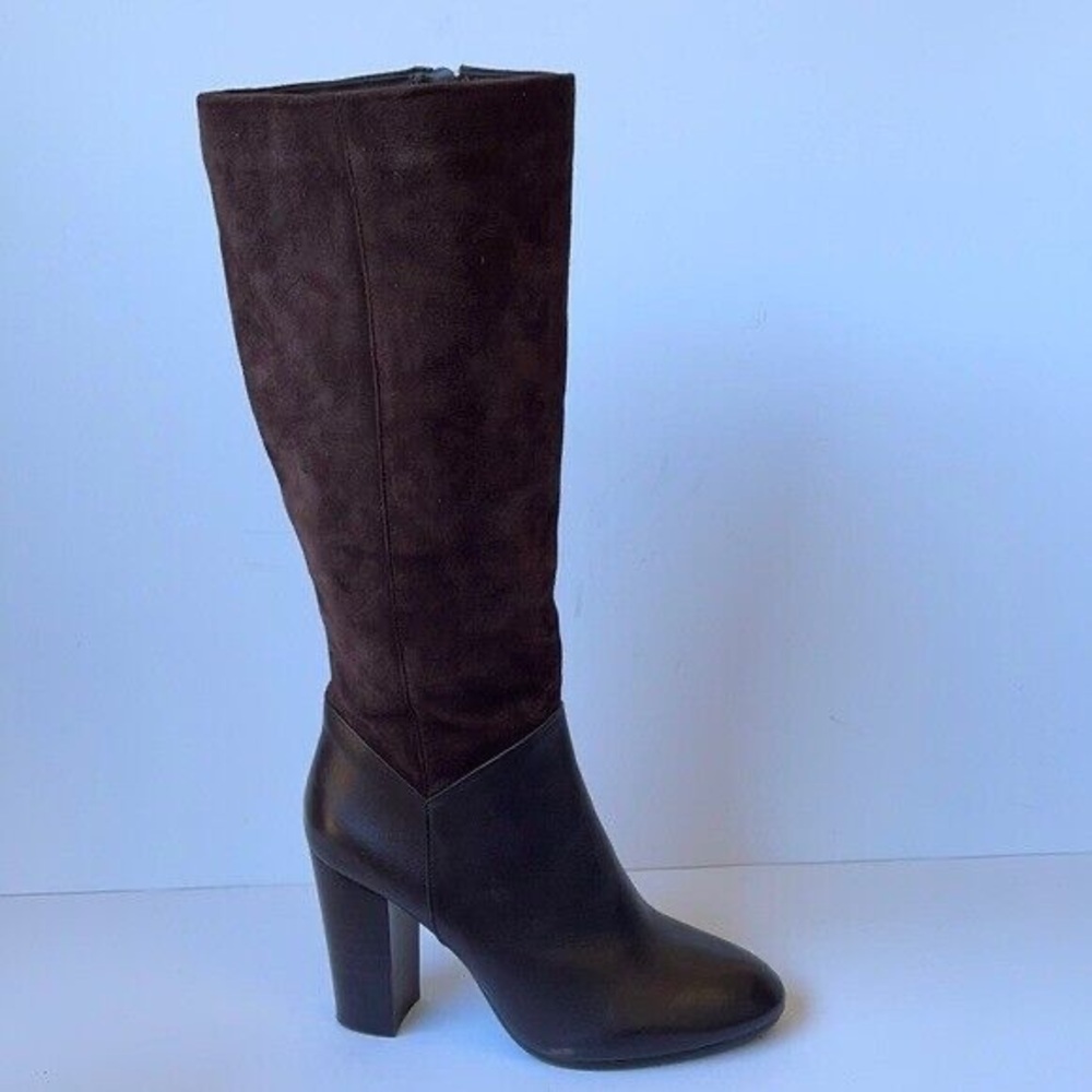 Johnston & Murphy 'Yvonne' Tall Leather in Brown Calfskin Boot 8M